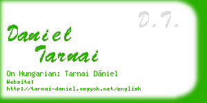 daniel tarnai business card